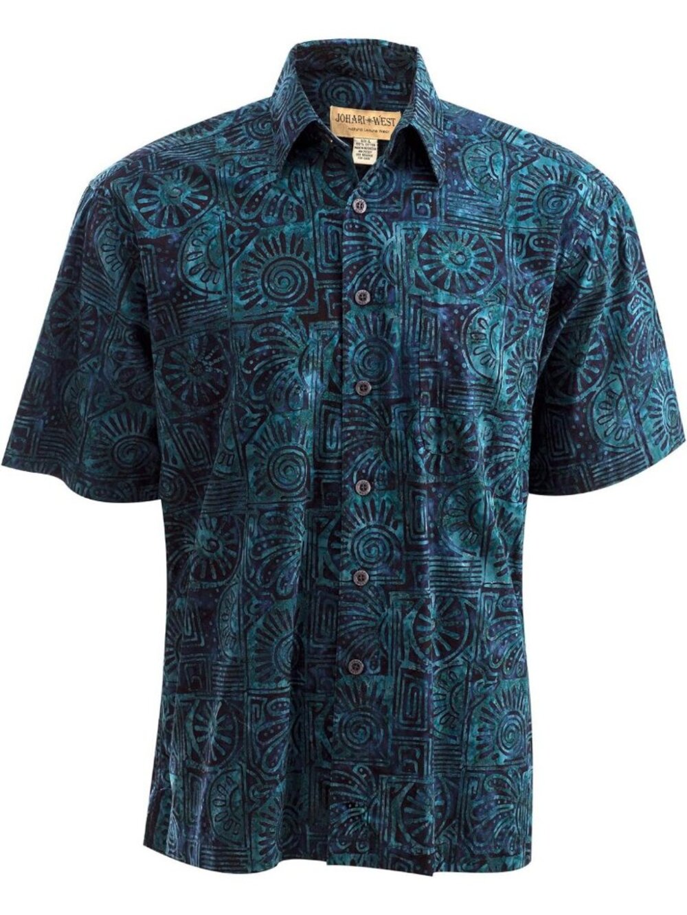 Tropical Short Sleeve Button Down Hawaiian Shirt for Men - Casual Summer Style